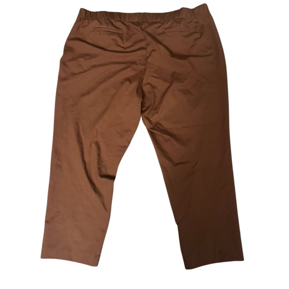J. Jill Brown Ponte Pull On Pants Size 4X - Picture 2 of 4